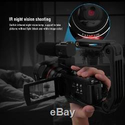 Hdr-ae8 4k Hd 3.0 Pouces À Écran Tactile Wifi 16x Vidéo Numérique Caméra De Vision Nocturne