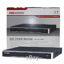 Hikvision 8ch 8 Poe 8mp Nvr 2to H. 265 Ds-7608ni-q2 / 8p 4k-hdmi 2-sata Port
