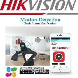 Hikvision Cctv Système 4k 8mp Dvr Vision Nocturne Caméra Dôme Extérieure Kit Complet Uhd