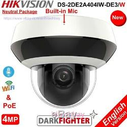 Hikvision Ds-2de2a404iw-de3 / W 4mp Ptz Caméra MIC Wifi Ds-remplacement 2de2a404iw-de3