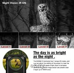 Jumelles De Vision De Nuit Mini Lunettes De Vision De Nuit Numérique Pour 100% Ténèbre W