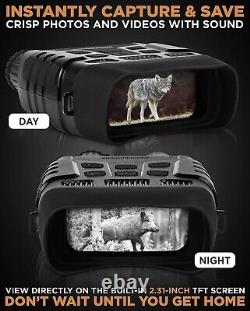 Jumelles De Vision De Nuit Numérique Creative Xp Pour Des Photos/vidéos De Sauvegarde De L'obscurité À 100%