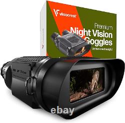 Jumelles à vision nocturne, lunettes de vision nocturne avec zoom numérique 8X, vision nocturne