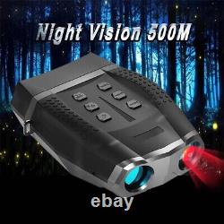 Jumelles de chasse infrarouge à vision nocturne avec zoom numérique vidéo HD