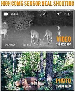 Jumelles de chasse infrarouge avec caméra IR Boblov HD Video Digital Zoom Night Vision