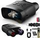 Jumelles De Vision Nocturne 4k, Lunettes De Vision Nocturne Pour Adultes, Vision Nocturne Numérique Infrarouge