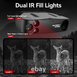 Jumelles de vision nocturne à infrarouge numérique Mileseey pour la chasse/surveillance