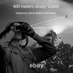 Jumelles de vision nocturne avec monture de tête numérique infrarouge et zoom 8X pour la chasse