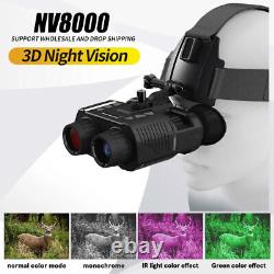 Jumelles de vision nocturne avec technologie infrarouge pour la chasse en 3D numérique IR 850 nm.
