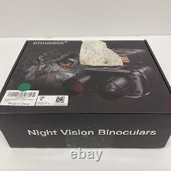 Jumelles de vision nocturne numérique GTHUNDER pour obscurité totale - FHD 1080P
