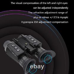 Jumelles de vision nocturne numériques NV8300 1080P avec zoom binoculaire, 32 Go, IR 850nm et casque NVG