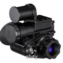 Jumelles monoculaires de vision nocturne numérique HD avec support de casque pour l'observation de la chasse