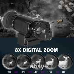 Jumelles thermiques numériques NVG60 Monoculaire Casque HD Vision nocturne infrarouge