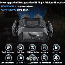 Les jumelles de vision nocturne numériques infrarouges Bestguarder 4.5 22.5x40 HD NEUVES (BG)
