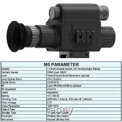 Lunette de visée numérique Megaorei Vision nocturne pour fusil avec caméra infrarouge 850nm