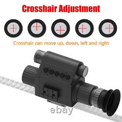 Lunette de visée numérique Megaorei Vision nocturne pour fusil avec caméra infrarouge 850nm