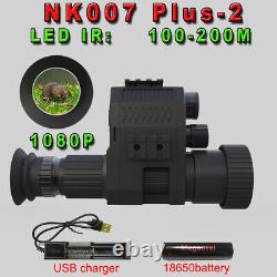 Lunette de vision nocturne infrarouge laser numérique 850nm HD 1080P pour la chasse.