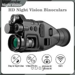 Lunette de vision nocturne numérique Henbaker CY789 Wifi 1080P à double monoculaire infrarouge