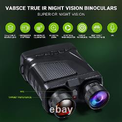 Lunettes De Vision De Nuit Numériques, 1080p Fhd Jumelles De Vision De Nuit Rechargeables Pour