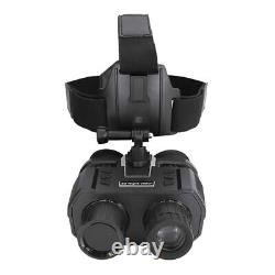 Lunettes binoculaires stéréo numériques 3D avec vision nocturne infrarouge, monture sur la tête, 1080P