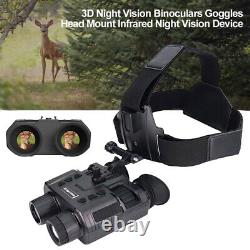 Lunettes de vision nocturne 850nm avec technologie infrarouge IR pour la chasse en binoculaire numérique 3D.