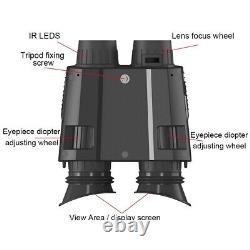 Lunettes de vision nocturne IR 850nm technologie infrarouge Jumelles de chasse numériques en 3D