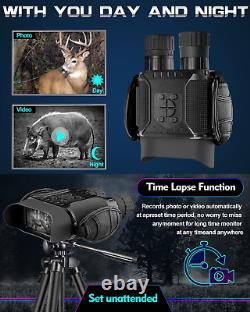 Lunettes de vision nocturne Nightiger haut de gamme - Jumelles de vision nocturne infrarouge numériques
