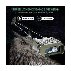 Lunettes de vision nocturne XGeek, jumelles numériques avec écran TFT de 2,5 pouces et zoom 4X