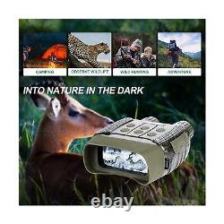 Lunettes de vision nocturne XGeek, jumelles numériques avec écran TFT de 2,5 pouces et zoom 4X
