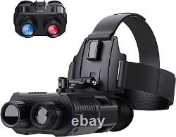 Lunettes de vision nocturne infrarouge numérique, zoom numérique 4X NGV mains-libres pour casque.