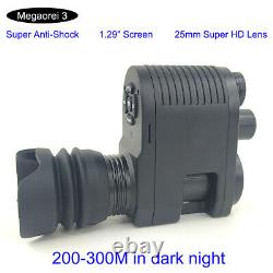 Megaorei3 Digital Night Vision Scope Monoculaire Caméra De Chasse 850 Ir Lampe De Poche