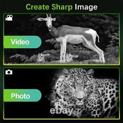 Mégaorei 850nm Vision Nocturne Lunette de Visée Monoculaire IR Appareil Photo Numérique Chasse IR