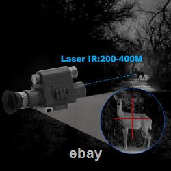 Mégaorei 850nm Vision Nocturne Lunette de Visée Monoculaire IR Appareil Photo Numérique Chasse IR