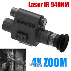 Mégaorei 940nm 1080P Vision Nocturne IR Lunette de Visée Optique Vision Nocturne pour la Chasse 400m