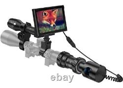 Meilleure lunette de vision nocturne numérique pour la chasse avec caméra et écran portable de 5 pouces
