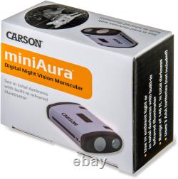 Mini Aura NV-200 Monoculaire de Vision Nocturne Numérique de Poche Carson, Emballage en Boîte NV-200