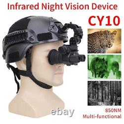 Monoculaire de vision nocturne CY10 casque 850nm HD IR WIFI numérique pour la chasse de nuit