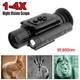 Monoculaire De Vision Nocturne Ir 850nm Pour La Chasse, Lunette De Visée Télescopique 4x Zoom