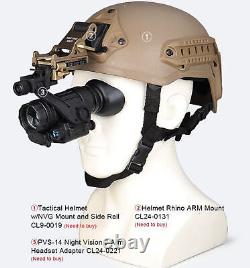 Monoculaire de vision nocturne infrarouge IR NVG 1X32 Optique numérique pour casque tactique