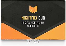 Monoculaire de vision nocturne numérique Cub, rechargeable par USB, de taille de poche et enregistrements