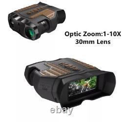 Monoculaire de vision nocturne numérique HD 80X Zoom 850nm monoculaire infrarouge IR caméra vidéo
