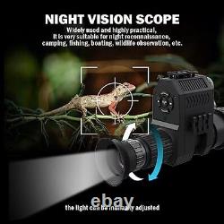 Monoculaire de vision nocturne numérique KKnoon avec caméra infrarouge de voyage de 100 à 200 mètres.