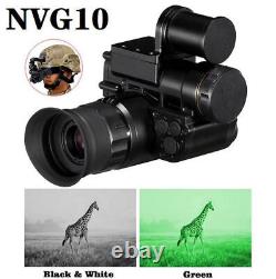 Monoculaire de vision nocturne numérique infrarouge NVG10 avec zoom numérique 1x-3x et vision nocturne infrarouge