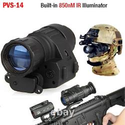 Monoculaire numérique à vision nocturne IR numérique pour Airsoft et casque