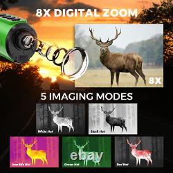 Monoculaire thermique Ai 384x288(50Hz) 8xZoom jumelles thermiques portables de vision nocturne