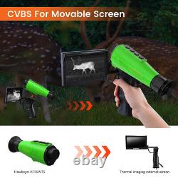 Monoculaire thermique Ai 384x288(50Hz) 8xZoom jumelles thermiques portables de vision nocturne