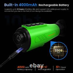 Monoculaire thermique Ai 384x288(50Hz) 8xZoom jumelles thermiques portables de vision nocturne