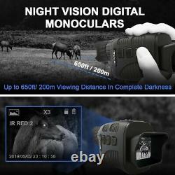 Monoculaires De Vision Nocturne Numérique De Base Rexing B1 Infrared Digital C (fvs006098)