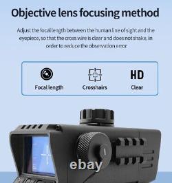 Monture de lunette de visée à vision nocturne numérique avec viseur point rouge de vision nocturne infrarouge numérique