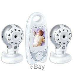 Motorola Mbp30 2 Multicam Twin Digital Video Baby Monitor Caméra De Vision Nocturne